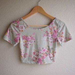 Floral Crop Top